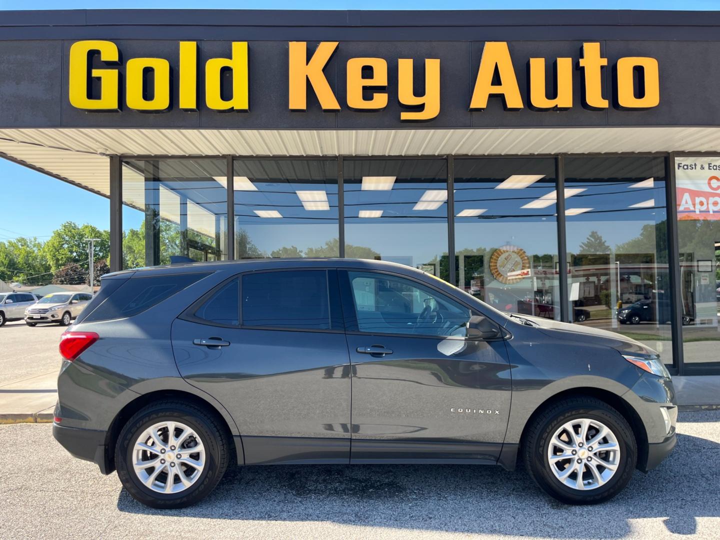 2018 Silver Ice Metallic Chevrolet Equinox LS AWD (2GNAXREV2J6) with an 1.5L L4 DIR DOHC 16V TURBO engine, 6-Speed Automatic transmission, located at 1633 W Kimberly, Davenport, IA, 52806, (563) 323-5341, 41.559456, -90.598732 - Photo#0